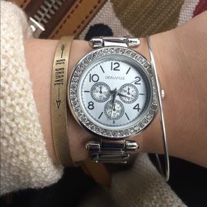 Stainless steal watch. Deauville.